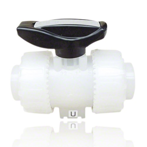 PVDF 2-Wege-Kugelhahn, Schwei&szlig;muffen, FPM