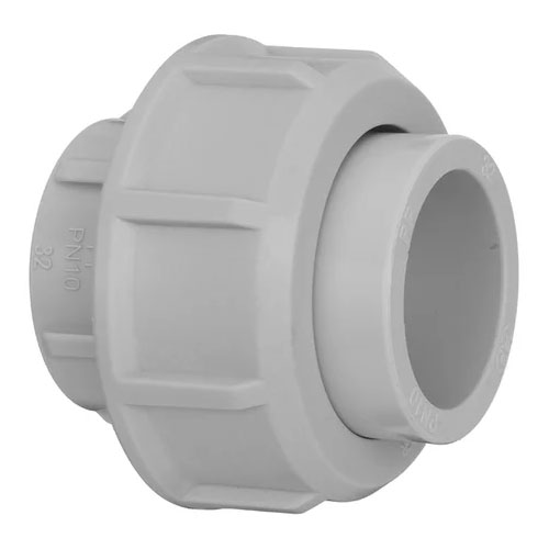 PP Verschraubung, SDR 11, zyl. Rohrgewinde, EPDM, Muffenschwei&szlig;en