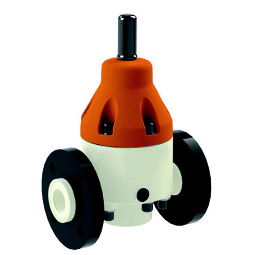 PVDF Druckhalteventil DHV 712-R, Spezialausf&uuml;hrung, FPM