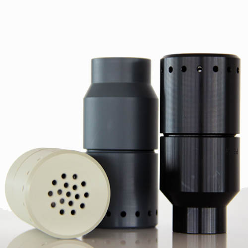 Fussventil aus PE f&uuml;r den senkrechten Einbau