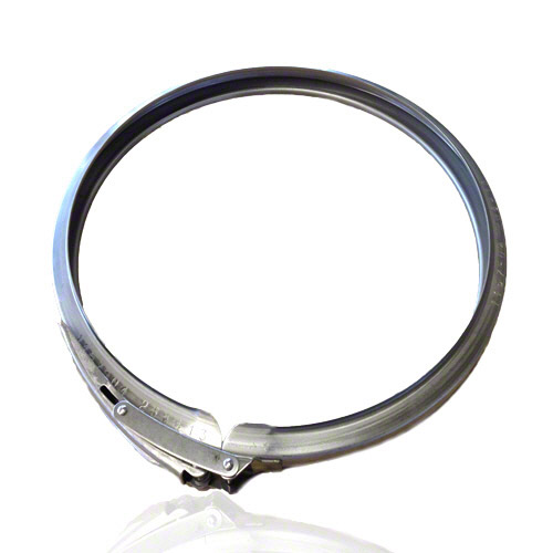 Spannringe aus 1.4301 Edelstahl f&uuml;r Mannloch - Knaufform