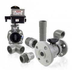 PVC C
ROHRSYSTEME : PVC C Rohre, Formteile und Armaturen
f&uuml;r hohe Temperaturen und
S&auml;uren und Laugen